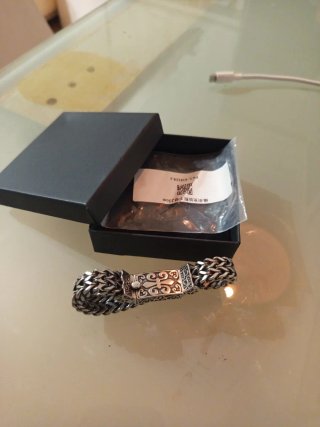 Pulsera de acero estilo cadena 22cm.