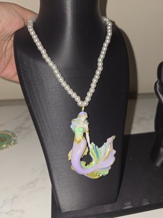 Collana con ciondolo sirena