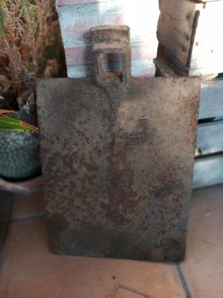 Azada antigua pala grande 32cm