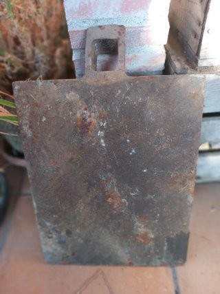 Azada antigua pala grande 32cm