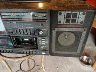 Stereo HYPER TV Cassette Radio Recorder vintage
