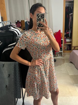 Vestido Zara estampado flores