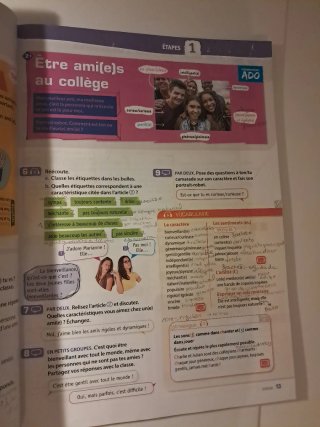 Adomania, français A2.1, 3 ESO. Cahier d'activités