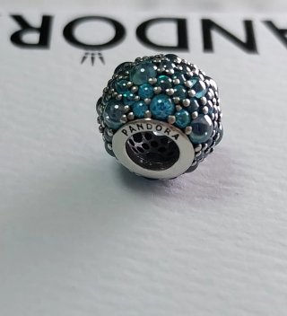 Charm Pandora Gotas Turquesas