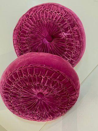 Cojines Redondos Zara Home Morado