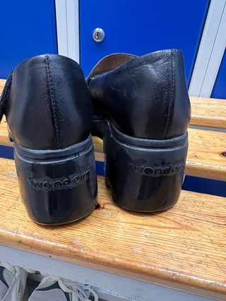 Zapatos Wonders Piel Negros Talla 37