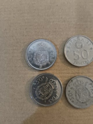 4 Monedas 50 Pesetas España