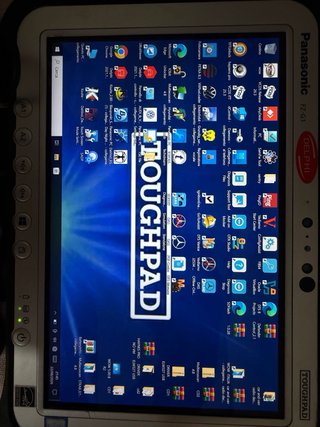 Panasonic FZ-G1 MK5 Tablet + Scanner Auto