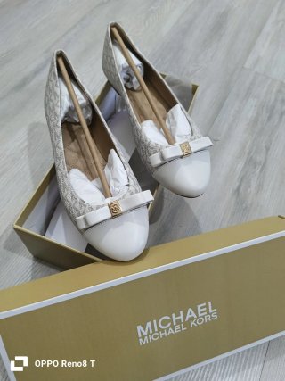 Ballerine Michael Kors Andrea Oro Bianco