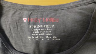 Camiseta Holly Hobbie Mujer Gris