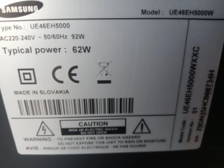 Televisor Samsung Negro