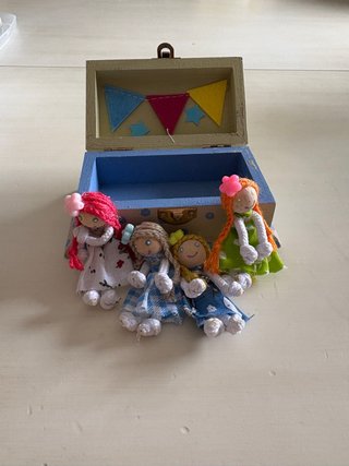 Cassetto di bambole di stoffa per Blythe