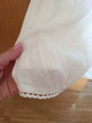 Top blanco tirantes con brillos