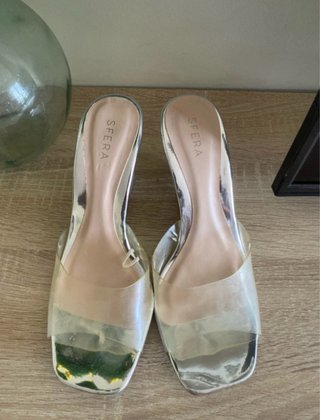 Sandalias Sfera Plataforma Transparente