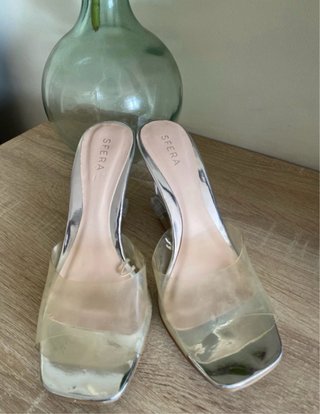 Sandalias Sfera Plataforma Transparente
