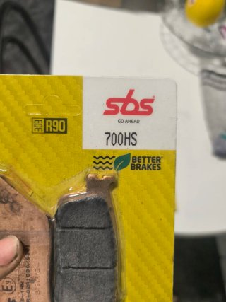 2 juegos Pastillas Freno SBS 700HS EVO SINTER Moto