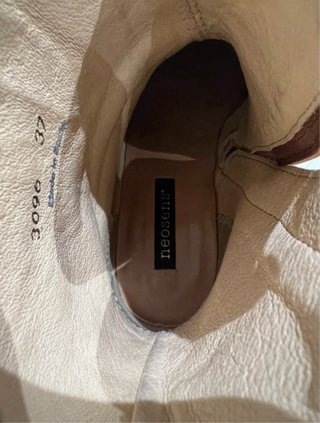 Botín Neosens Talla 37 Marrón/Naranja