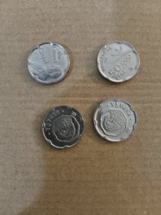 4 Monedas 50 Pesetas España