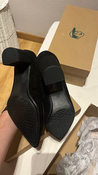Zapatos de ante negros