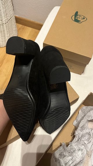 Zapatos de ante negros