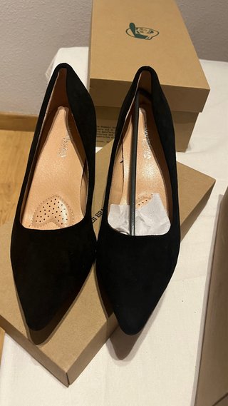 Zapatos de ante negros