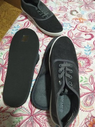Zapatos Cristian Lay Talla 39 Gris