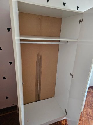 URGE Armario blanco de madera