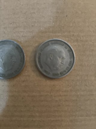 2 Monedas 25 Pesetas
