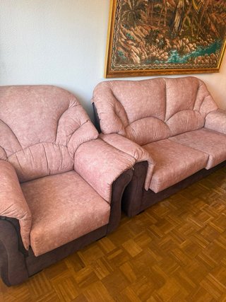 Conjunto de sofas 2 individuales + 1 de 2 plazas