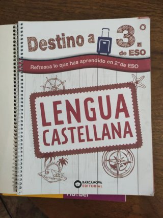 Lengua castellana, Destino a 3o de ESO, Refresc...