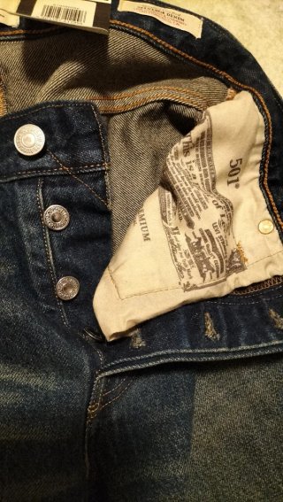Levi's 501 90s Jeans Azules Nuevos