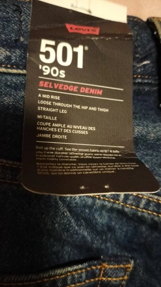 Levi's 501 90s Jeans Azules Nuevos
