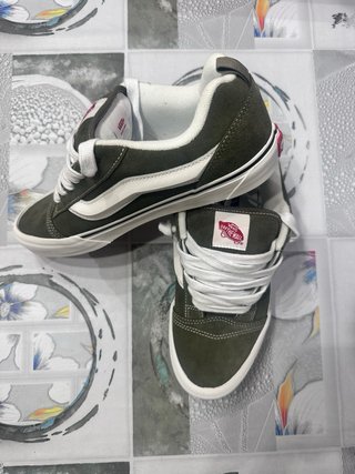 Zapatillas Vans Knu Skool Talla 43 Verde Militar