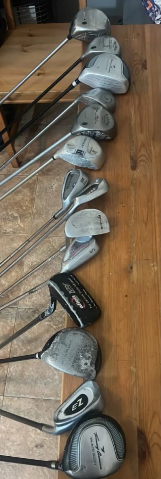 Palos de golf: Tommy Armour, Callaway, Donnay