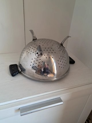 Colapasta vintage acciaio inox 18/10