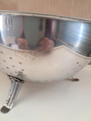 Colapasta vintage acciaio inox 18/10
