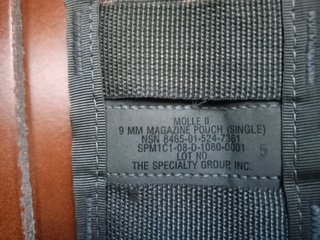 Conjunto lote US Army Molle II pouch ACU