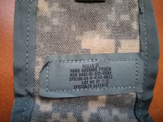 Conjunto lote US Army Molle II pouch ACU
