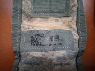 Conjunto lote US Army Molle II pouch ACU