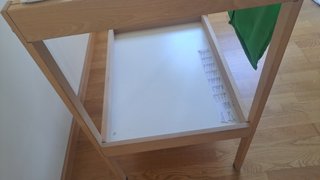 Cambiador de bebé madera con bolsillos