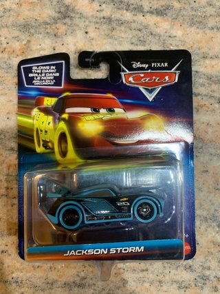 Cars Jackson Storm Mattel Brilla Oscuridad