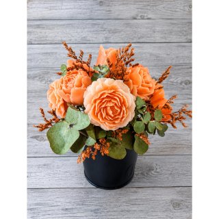 Arreglo floral de cera de vela