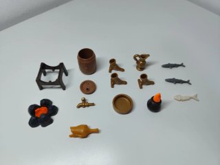 Lote Playmobil 04 - Banquete Vikingo