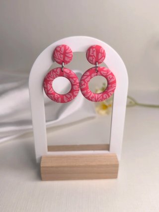 Pendientes Matisse Rosas