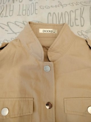 Lote 2 cazadoras mujer beige y azul