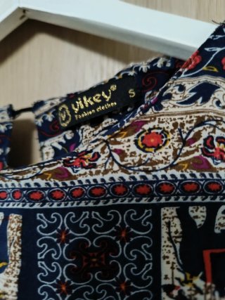 Vestido Silkey estampado talla única