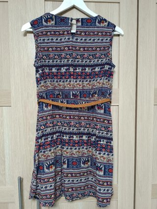 Vestido Silkey estampado talla única