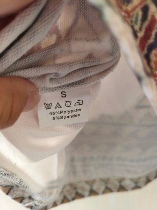 Sudadera Boho Étnica Plumas Talla S