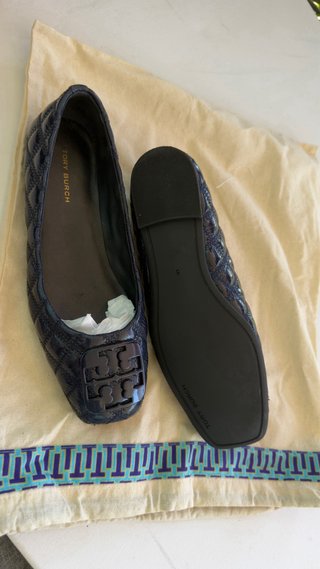 Tory Burch bailarinas de cuero Nuevo
