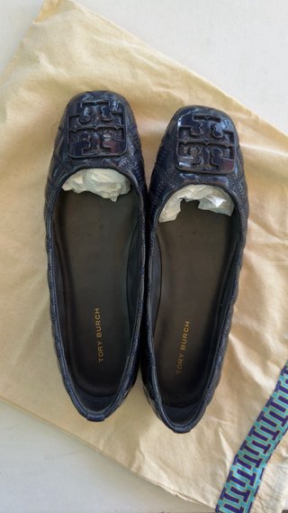 Tory Burch bailarinas de cuero Nuevo